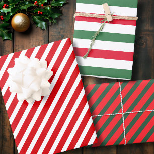 Weihnachtscreme Geschenkpapier Set