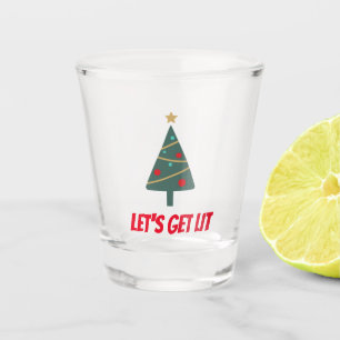 Weihnachtscreme - Lasst uns das Ende finden Schnapsglas