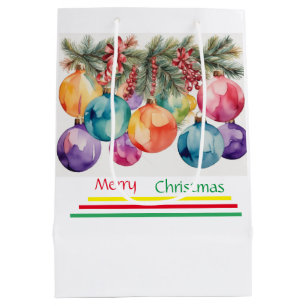 Weihnachtscreme Mittlere Geschenktüte