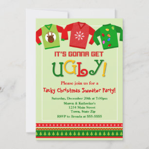 Weihnachtscreme-Party Einladung