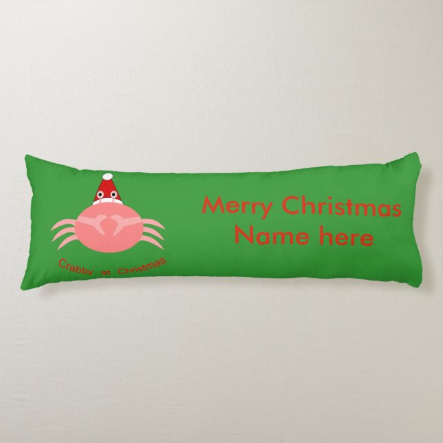 Weihnachtscreme Seitenschläferkissen (Vorderseite)