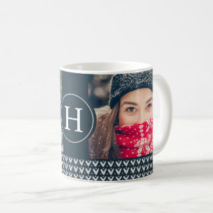 Weihnachtscreme und Foto Kaffeetasse