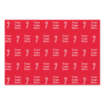 Weihnachtscreme und Logo-Muster