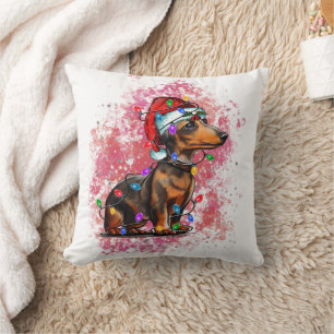 Weihnachtsdachshund Kissen