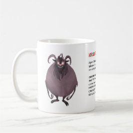Weihnachtsdämon Krampus Wörterbuch Kunst Kaffeetasse