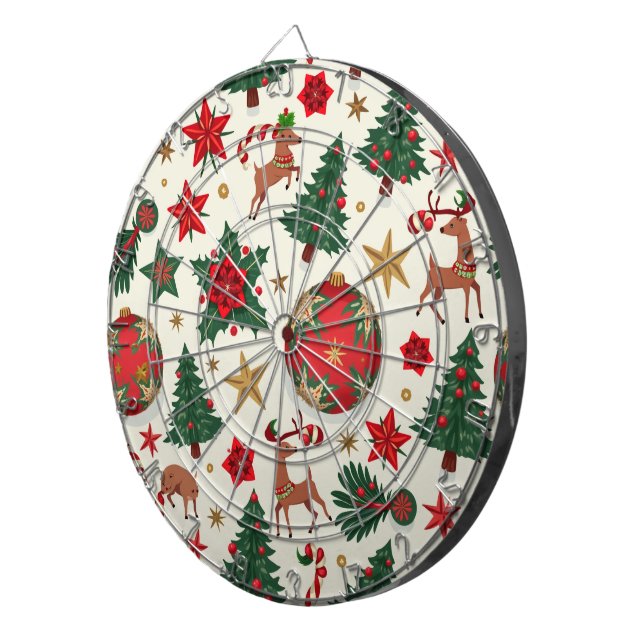 Weihnachtsdartboard Dartscheibe (Vorderseite rechts)