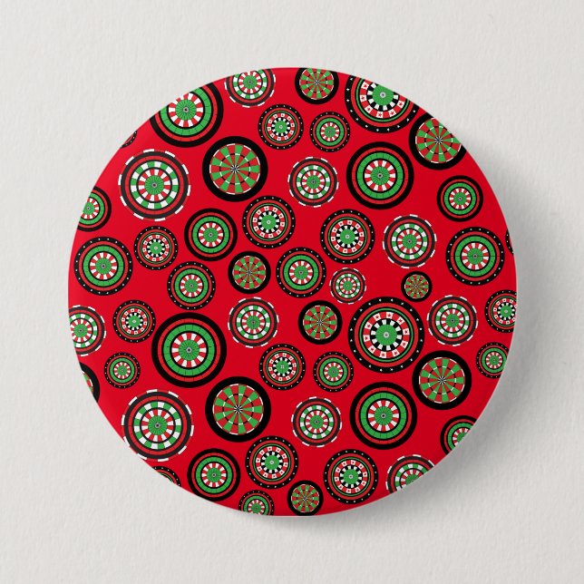 Weihnachtsdartboards Button (Vorderseite)
