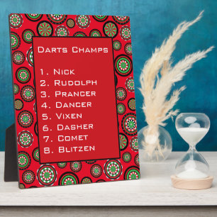 Weihnachtsdartboards Fotoplatte