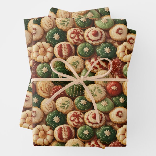 Weihnachtsdekekse Geschenkpapier Set (Beispiel)