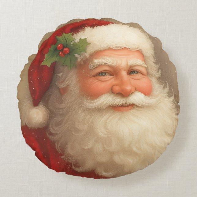 Weihnachtsdeko-Kissen Rundes Kissen (Vorderseite)