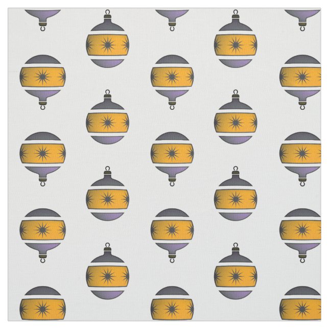 Weihnachtsdekor der Saisonbaum Globes Stoff (Muster)