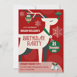 Weihnachtsdekor Einladung