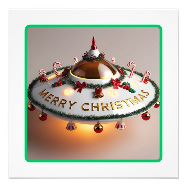Weihnachtsdekor Fotodruck (Vorne)