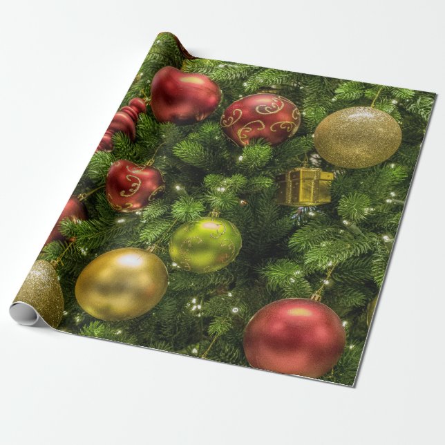 Weihnachtsdekor Geschenkpapier (Ungerollt)