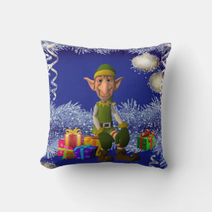Weihnachtsdekor-Kissen, Elf Kissen