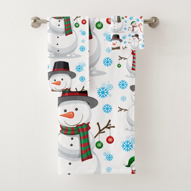 Weihnachtsdekoration Badhandtuch Set (Insitu)