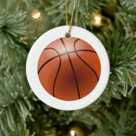 Weihnachtsdekoration Basketball Keramikornament