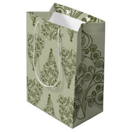 Weihnachtsdekoration, Bunt, nahtloses Muster, Mittlere Geschenktüte