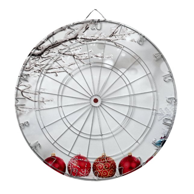 Weihnachtsdekoration Dartscheibe (vorne)