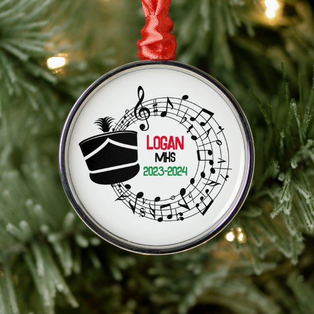 Weihnachtsdekoration der Marching Band Ornament Aus Metall (Baum)