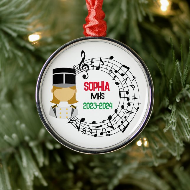 Weihnachtsdekoration der Marching Band Ornament Aus Metall (Baum)