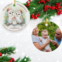 Weihnachtsdekoration - Erstes Weihnachten Großelte