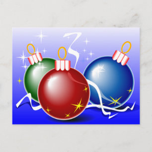Weihnachtsdekoration Feiertagspostkarte