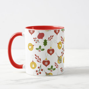 Weihnachtsdekoration Festliches Grün Tasse
