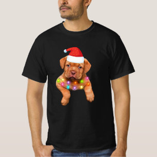 Weihnachtsdekoration für Hundefreunde T-Shirt