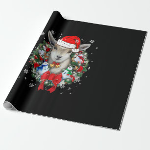 Weihnachtsdekoration für Ziegen Weihnachtsgeschenk Geschenkpapier