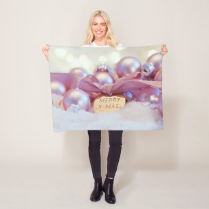 Weihnachtsdekoration Gruß Fleecedecke