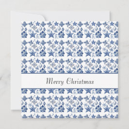 Weihnachtsdekoration in Delft Blue anpassbar