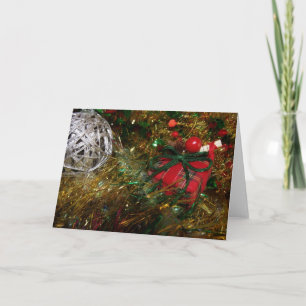 Weihnachtsdekoration Karte