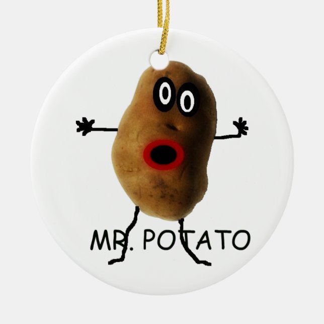 Weihnachtsdekoration Keramik Ornament (Vorne)