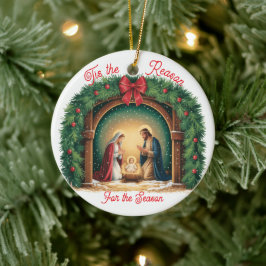 Weihnachtsdekoration Keramik Ornament