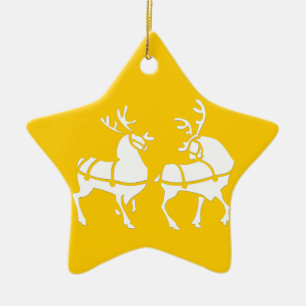 Weihnachtsdekoration Keramik Ornament