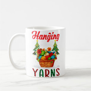 Weihnachtsdekoration mit meinen Garnen Häkeln Stri Kaffeetasse