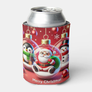 Weihnachtsdekoration mit Santa Claus Dosenkühler