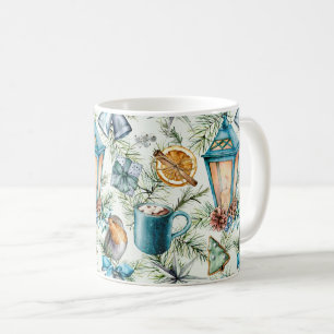 Weihnachtsdekoration Muster Tasse