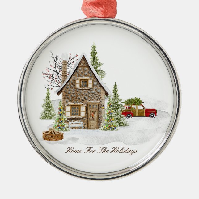 Weihnachtsdekoration Ornament Aus Metall (Vorne)