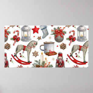 Weihnachtsdekoration Poster