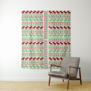 WEIHNACHTSDEKORATION RENTIERE WANDTEPPICH