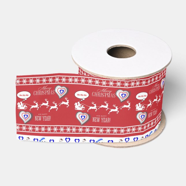Weihnachtsdekoration Ripsband (Spule)