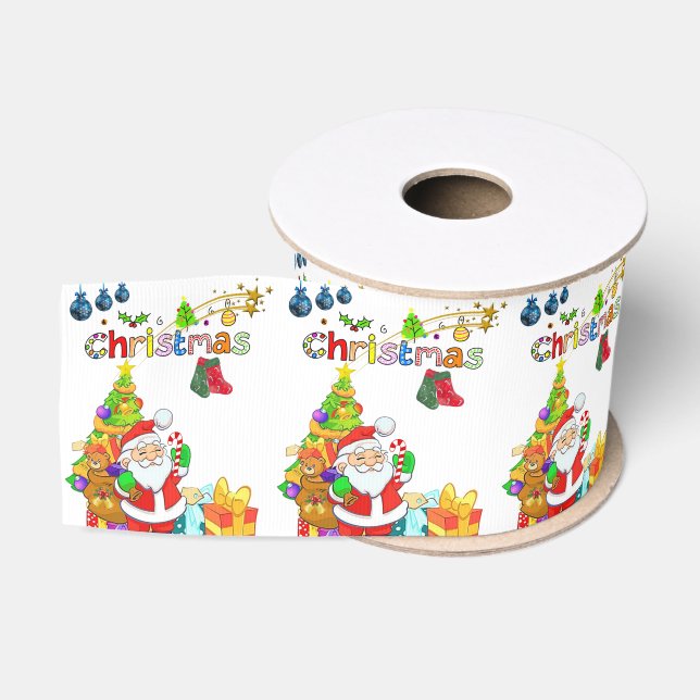 Weihnachtsdekoration Ripsband (Spule)
