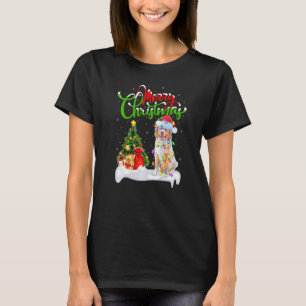 Weihnachtsdekoration Santa Australian Shepherd Hun T-Shirt