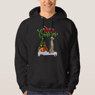 Weihnachtsdekoration Santa Basenji Hund Weihnachte Hoodie