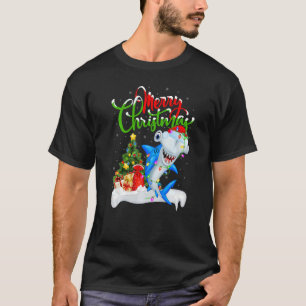 Weihnachtsdekoration Santa Hammerhai Weihnachten  T-Shirt