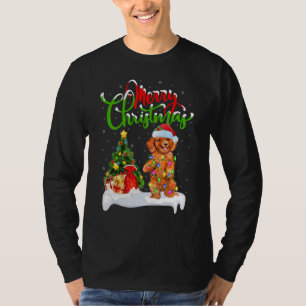Weihnachtsdekoration Santa Spielzeug Pudel Hund Ch T-Shirt