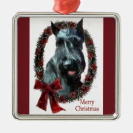 Weihnachtsdekoration von Giant Schnauzer Ornament Aus Metall