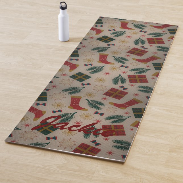 Weihnachtsdekoration  yogamatte (Beispiel)
